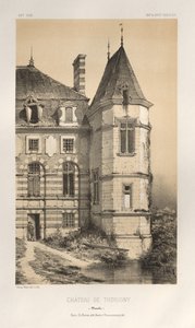 العمارة الخلابة أو آثار القرن الخامس عشر. والسادس عشر. قرون: Chateaux De France في القرنين الخامس عشر والسادس عشر: Pl.20، Chateau De Thorigny (Manche) بواسطة تشارلز بويفين (ناشر ومحرر) ؛ ليث دي جودار باريس (طابعة)