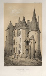 العمارة الخلابة أو آثار القرن الخامس عشر. والسادس عشر. قرون: Chateaux De France في القرنين الخامس عشر والسادس عشر: Pl. 45 Château De Chassy (Saône et Loire) بواسطة تشارلز بويفين (ناشر ومحرر) ؛ ليث دي جودار باريس (طابعة)