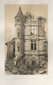 ... رر. 24 ، Ruines Du Chateau De Champlost Yonne ، تم نشره عام 1860.