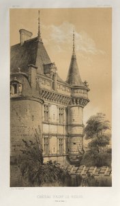 ... رر. 32 ، Château DAzay-Le-Rideau Indre et Loire، 1860.