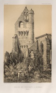 ... رر. 40 ، كنيسة التائبين في أفينيون فوكلوز ، 1860. بواسطة فيكتور بيتي