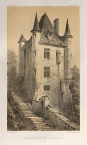 ... رر. 60 ، منزل محصن في Uzerches Corrère ، 1860. بواسطة فيكتور بيتي