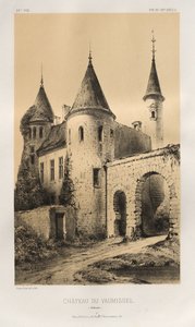 ... رر. 89 ، Château du Vaumissel Calvados ، 1860. بواسطة فيكتور بيتي