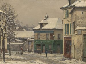 تأثير الثلج في الضواحي ، 1875-85
