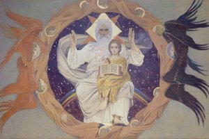 الثالوث المقدس Otechestvo ، 1907 بواسطة فيكتور ميخائيلوفيتش فاسنيتسوف