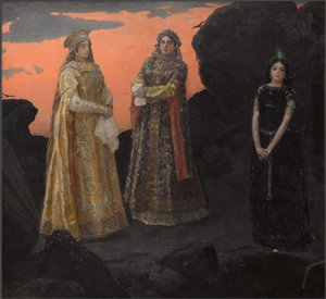 ثلاث ملكات من المملكة السرية ، 1879. بواسطة فيكتور ميخائيلوفيتش فاسنيتسوف