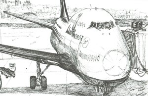 جمبو جيت في مطار لوجان ، 2003 بواسطة فنسنت الكسندر بوث