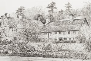 Mottistone Hall Isle of Wight ، 2008 (حبر على ورق) بواسطة فنسنت الكسندر بوث