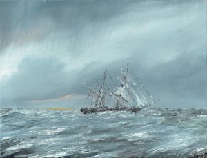 The Mary Celeste adrift 5th December 1872، 2016 ، بواسطة فنسنت الكسندر بوث