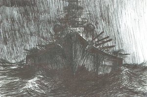 Tirpitz في طقس شديد 1942 ، 2004 بواسطة فنسنت الكسندر بوث