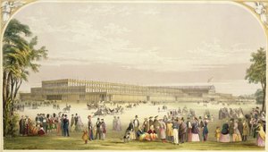 معرض كبير ، 1851: منظر للمبنى من تصميم المهندس المعماري جوزيف باكستون