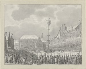 إلغاء عضوية Stadtholdership في Grote Markt في هارلم ، 1795
