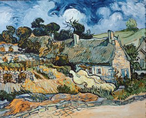 من Chaumes de Cordeville إلى Auvers-Sur-Oise (زيت على قماش بواسطة فنسنت فان جوخ