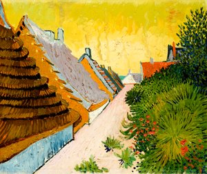 بيوت المزارع في Saintes-Maries ، يونيو 1888 (زيت على قماش) بواسطة فنسنت فان جوخ
