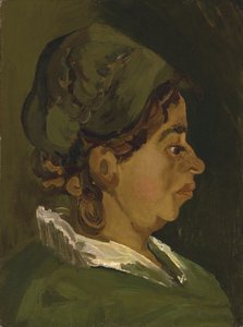 رأس امرأة فلاحية: الملف الشخصي الصحيح ، 1884 بواسطة فنسنت فان جوخ