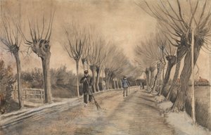 الطريق في إيتن ، 1881. بواسطة فنسنت فان جوخ