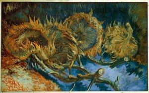 زهور عباد الشمس بواسطة فنسنت فان جوخ