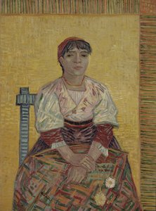 المرأة الإيطالية ، 1887 بواسطة فنسنت فان جوخ