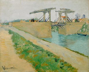 جسر لانجلوا ، مارس 1888 (زيت على قماش) بواسطة فنسنت فان جوخ