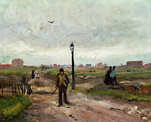 ضواحي باريس ، 1886 بواسطة فنسنت فان جوخ