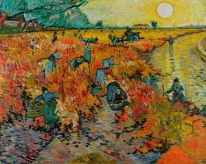 The Red Vineyard / Red Vineyard في آرل (مونماجور) بواسطة فنسنت فان جوخ