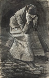 امرأة تبكي ، 1883 بواسطة فنسنت فان جوخ