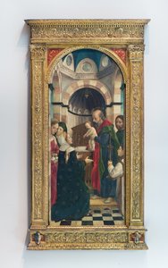 Presentation of Jesus at the temple, c.1470 (tempera on panel) بواسطة فينتشنزو فوبا