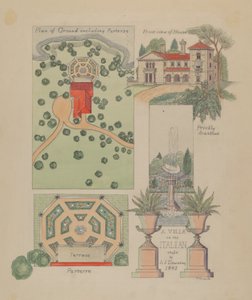 تصميم فيلا إيطالي ، ج. 1936.
