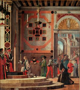 Cycle of the life of Saint Ursula, second table: Goodbye (or departure) of ambassadors. (oil on panel بواسطة فيتوري كارباتشيو
