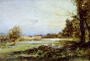 البلد ، حوالي 1870 ، بقلم فيتوريو أفوندو (1836-1910) ، زيت على قماش ، 24 × 35 سم