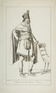 الزي المدني للمواطن الفرنسي ، 1794.