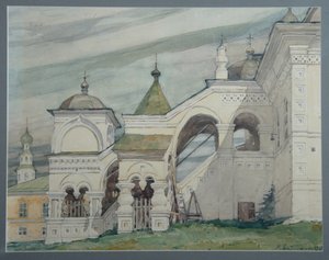 كنيسة الثالوث في سوليكامسك ، 1909 بواسطة فلاديمير الكسندروفيتش بلوتنيكوف