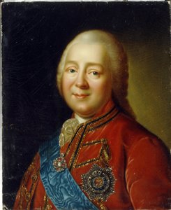 صورة عامة للكونت نيكيتا إيفانوفيتش بانين (1718-1783). (صورة شخصية الكونت العام ن. آي بانين). لوحة لفلاديمير لوكيش بوروفيكوفسكي (أو بوروفيكوفسكي) (1757-1825) ، زيت على ورق مقوى ، أواخر القرن الثامن عشر ، الفن الروسي. متحف الدولة للفنون في جمهورية قيرغيزستان بواسطة فلاديمير لوكيش بوروفيكوفسكي