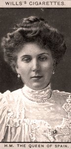 جلالة ملكة أسبانيا 1908. بواسطة إرادة WD و HO
