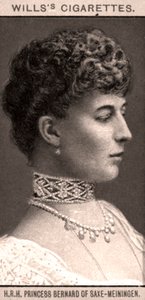 صاحبة السمو الملكي الأميرة برنارد من ساكس مينينغن ، 1908. بواسطة إرادة WD و HO