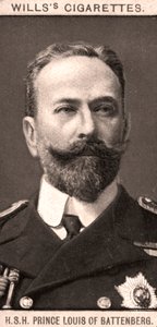 سمو الأمير لويس باتنبرج ، 1908. بواسطة إرادة WD و HO