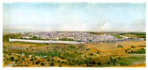 بانوراما القدس ، c1870. بواسطة دبليو ديكنز