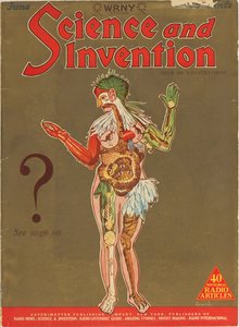 غلاف مجلة العلوم والاختراع ، يونيو 1927 ، 1927. بواسطة نحن Reinicke