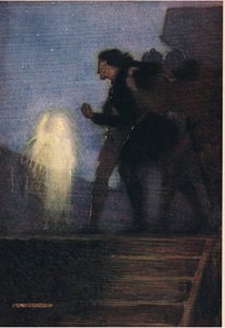 يظهر والد هاملت له ، من "هاملت" بقلم ويليام شكسبير ، طبعة نشرها Hodder und Stoughton في عام 1915