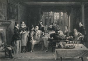Falstaff وأصدقائه زوجات وندسور المرح ، c1870 بواسطة W. Greatbatch