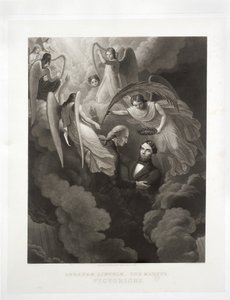 ابراهام لنكولن ، الشهيد ، منتصر ، محفور من قبل جون سارتين (1808-97) ، 1866 بواسطة WH Hermans