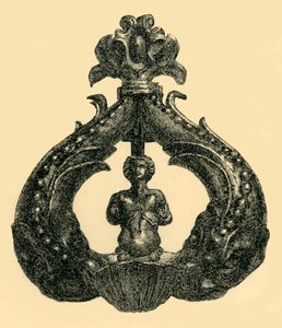مطرقة باب برونزية ، c1550-1600 ، 1881. بواسطة دبليو حربوت