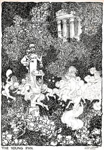 The Young Pan - المرحلة الأولى ، c1920 بواسطة وليام هيث روبنسون