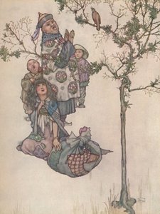 ثم بدأ العندليب للغناء ، c1930 بواسطة وليام هيث روبنسون