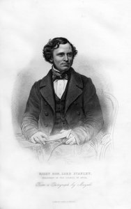 إدوارد هنري ستانلي ، 15 إيرل ديربي ، 1826-1893 ، رجل دولة بريطاني ، القرن التاسع عشر.