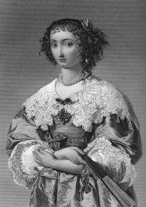 هنرييتا ماريا من فرنسا 1609-1669 ، زوجة الملكة للملك تشارلز الأول ، 1851.
