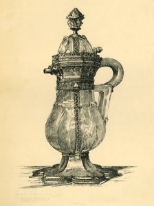 إبريق زجاجي كريستال ، القرن الرابع عشر ، 1881.