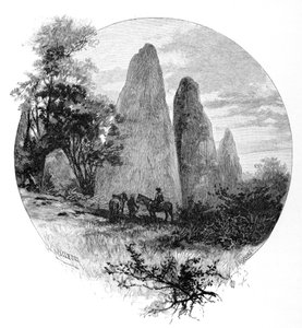 صخور الجرانيت ، مخيم بيتس ، جبل كوسيوسزكو ، نيو ساوث ويلز ، أستراليا ، 1886.