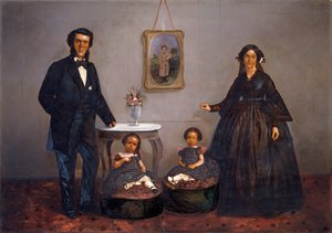 صورة عائلية ، كاليفورنيا. 1855 بواسطة دبليو بيني