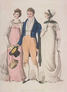 فساتين نصف كاملة، c1810